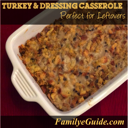 Turkey and Dressing Casserole